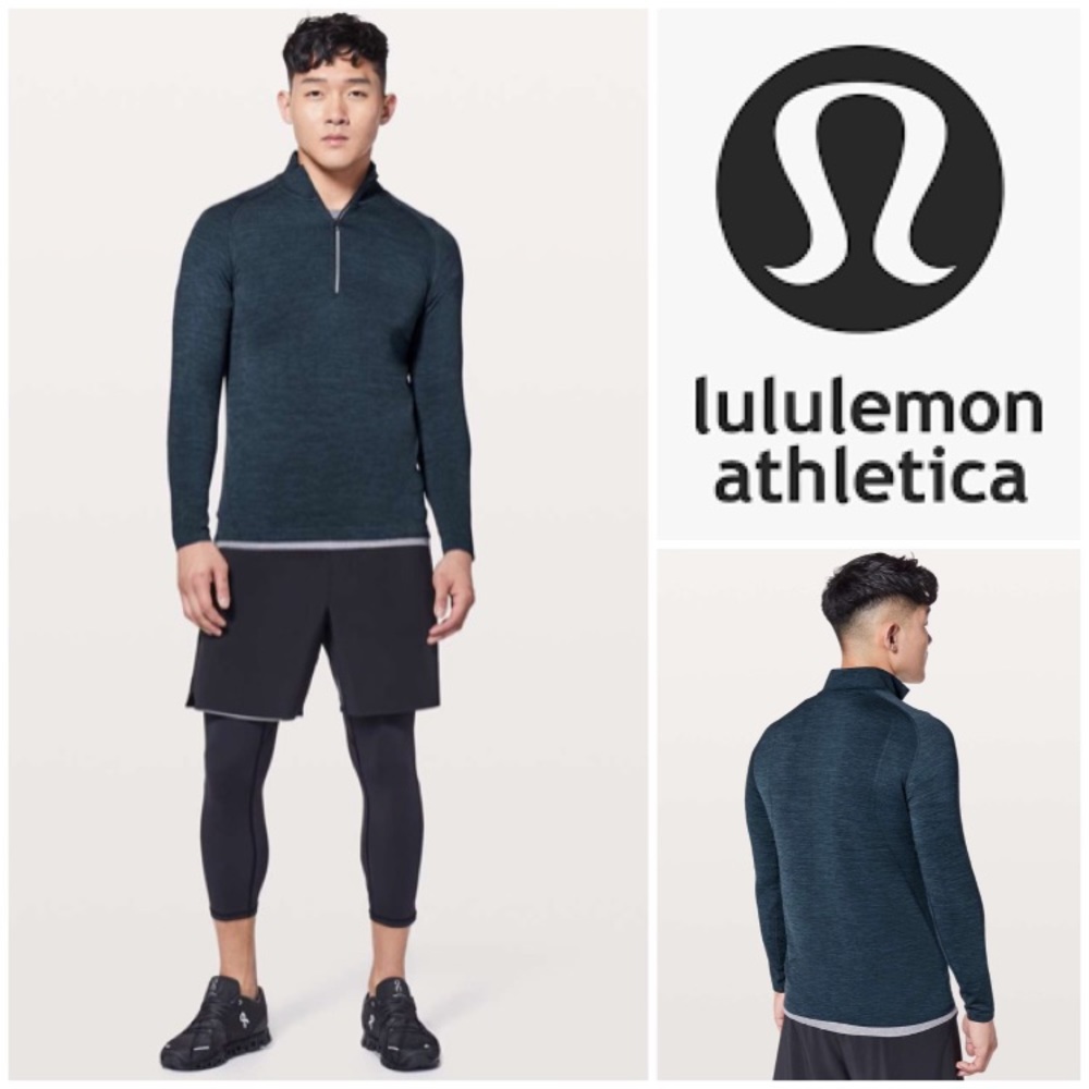 Lululemon Metal Vent Tech 1/2 Zip
Mineral Blue / Nautical Navy
